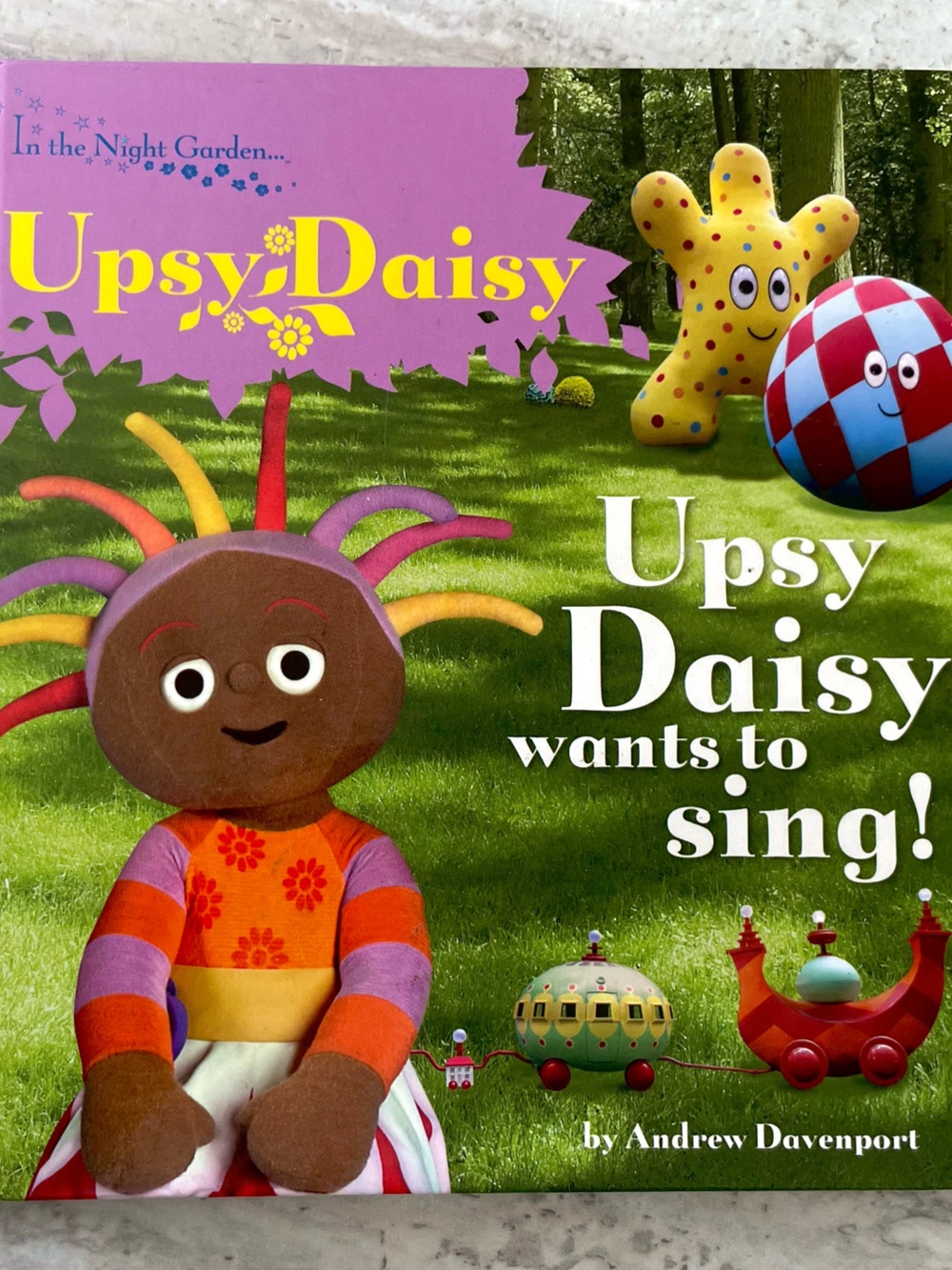 7/$21💥Board Book Upsy Daisy Wants to Sing! Andrew Davenport Night Garden, BIPOC